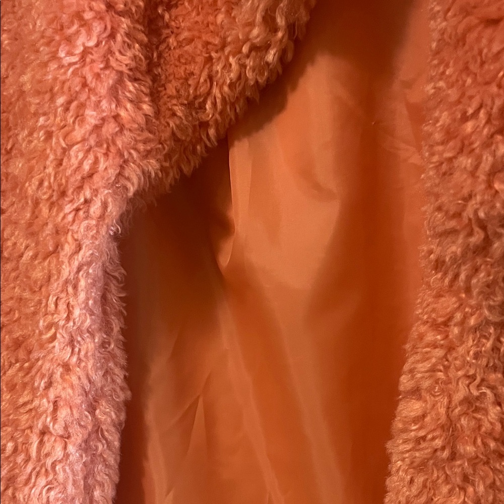 MINKPINK Faux Fur Jacket: Pink Size Small - Picture 4 of 5